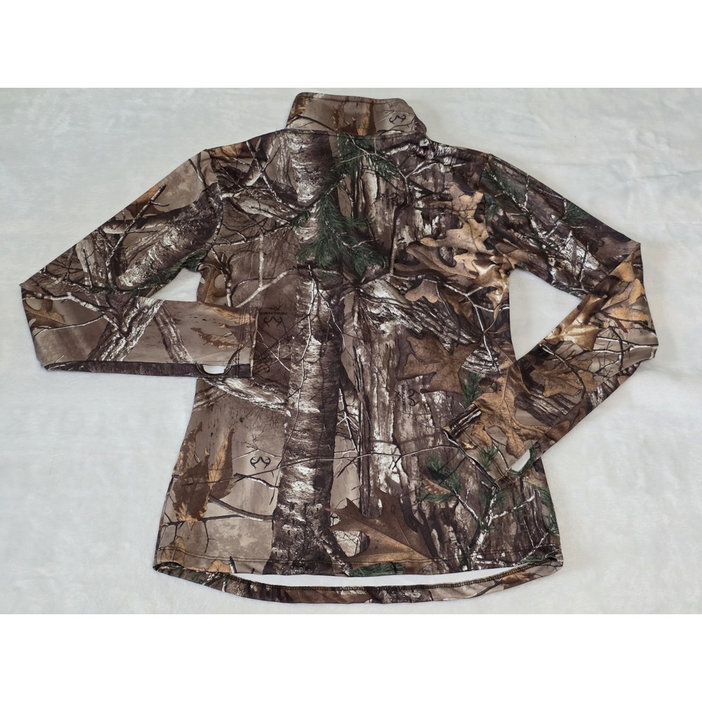 Duck Dynasty XL Realtree Hunting camouflage Quarter Zip Pullover Sweatshirt - Picture 3 of 8